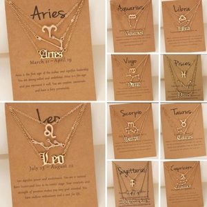 20 - 🆕 Zodiac Constellation Stackable Necklaces 3pc